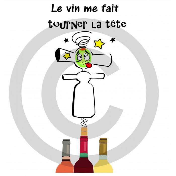 t-shirt femme tire-bouchon Design d'Oc t-shirt femme tire-bouchon Design d'Oc