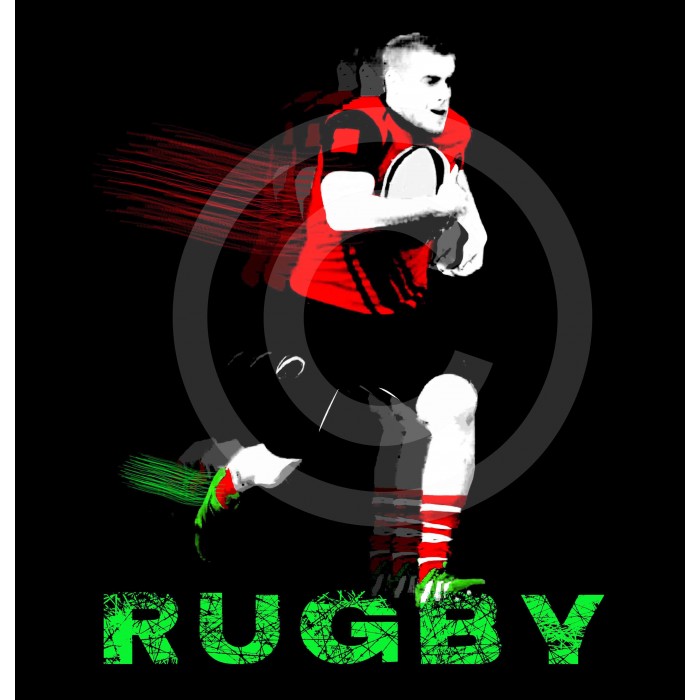 t-shirt garçon rugby Design d'Oc