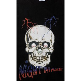 t-shirt homme crane Design d'Oc noir