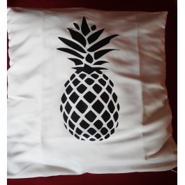 housse de coussin ananas carrée Design d'Oc