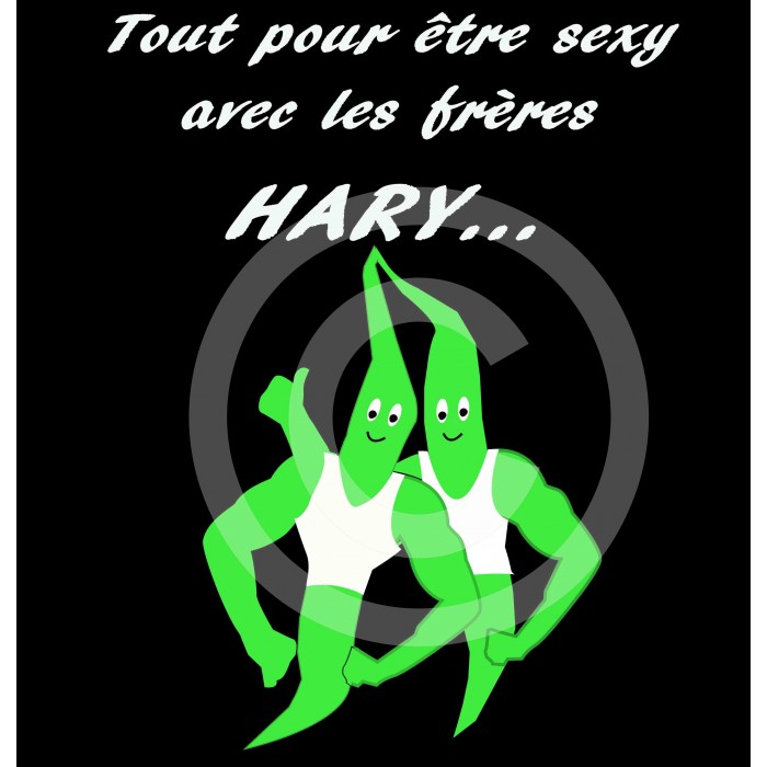 T-shirt femme haricots verts design d'Oc T-shirt femme haricots verts design d'Oc