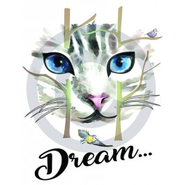 t-shirt chat dream 4 Design d'Oc