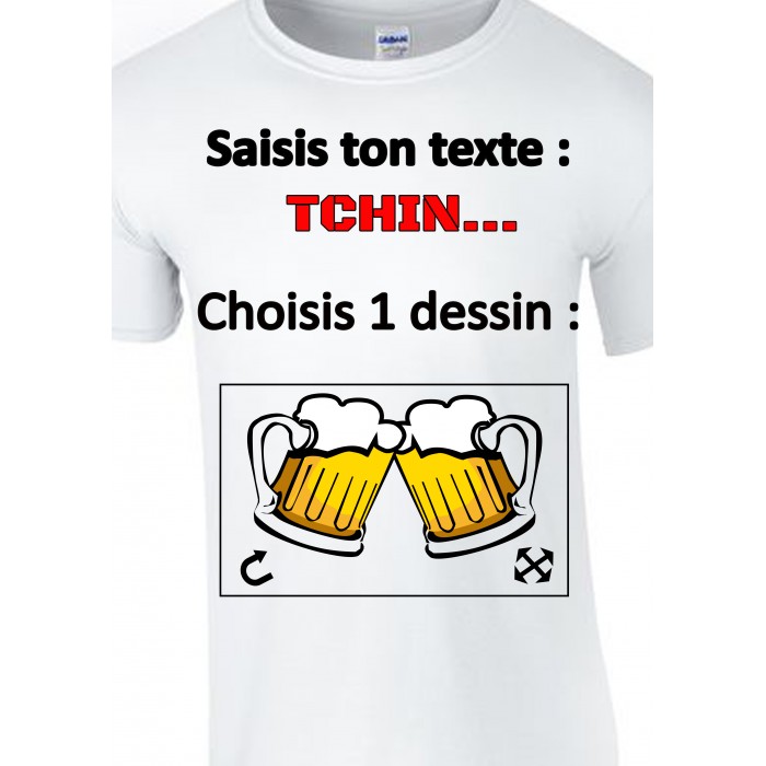 t-shirt homme personnalisé Design d'Oc