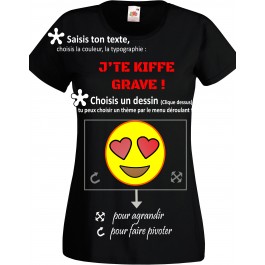 t-shirt femme à personnaliser Design d'Oc