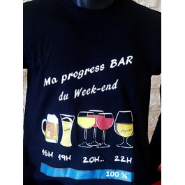 t-shirt homme progress-bar Design d'Oc