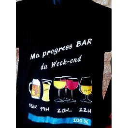 t-shirt homme progress-bar Design d'Oc