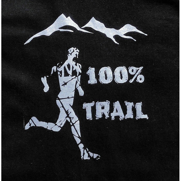 t-shirt trail reflet argenté Design d'Oc