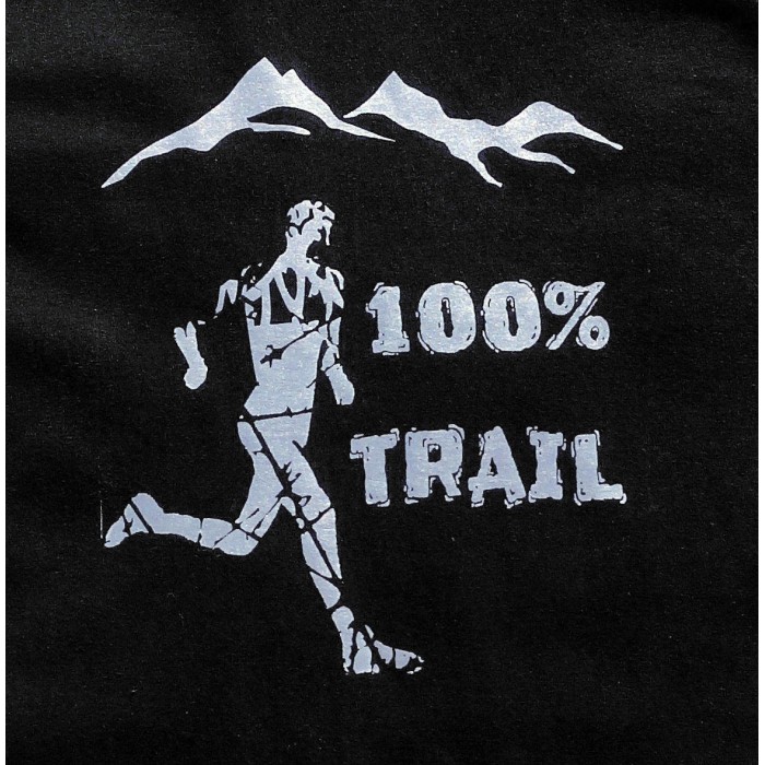 t-shirt trail reflet argenté Design d'Oc t-shirt trail reflet argenté Design d'Oc