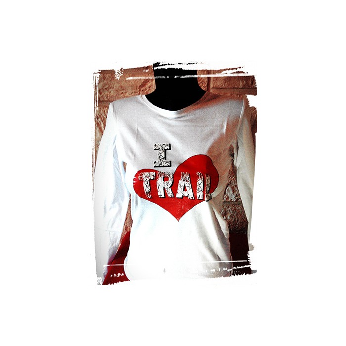 t-shirt femme love trail manches longues Design d'Oc t-shirt femme love trail manches longues Design d'Oc