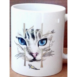 mug chat à personnaliser Design d'Oc