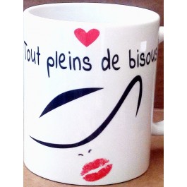 mug chapeau kiss