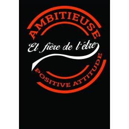 t-shirt ambitieuse détail Design d'Oc