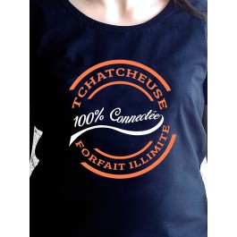 t-shirt tchatcheuse agrandit Design d'Oc