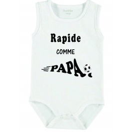 body rapide comme papa débardeur Design d'Oc