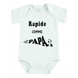 body rapide comme papa manches courtes Design d'Oc