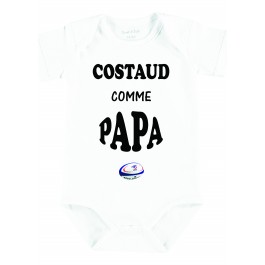 body coastaud comme papa manches courtes Design d'Oc