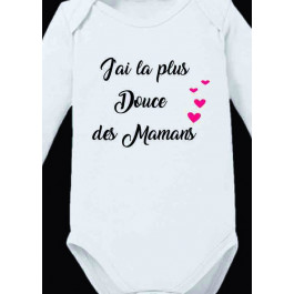 body la plus douce des mamans manches longues Design d'Oc