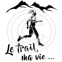 t-shirt femme trail Design d'Oc